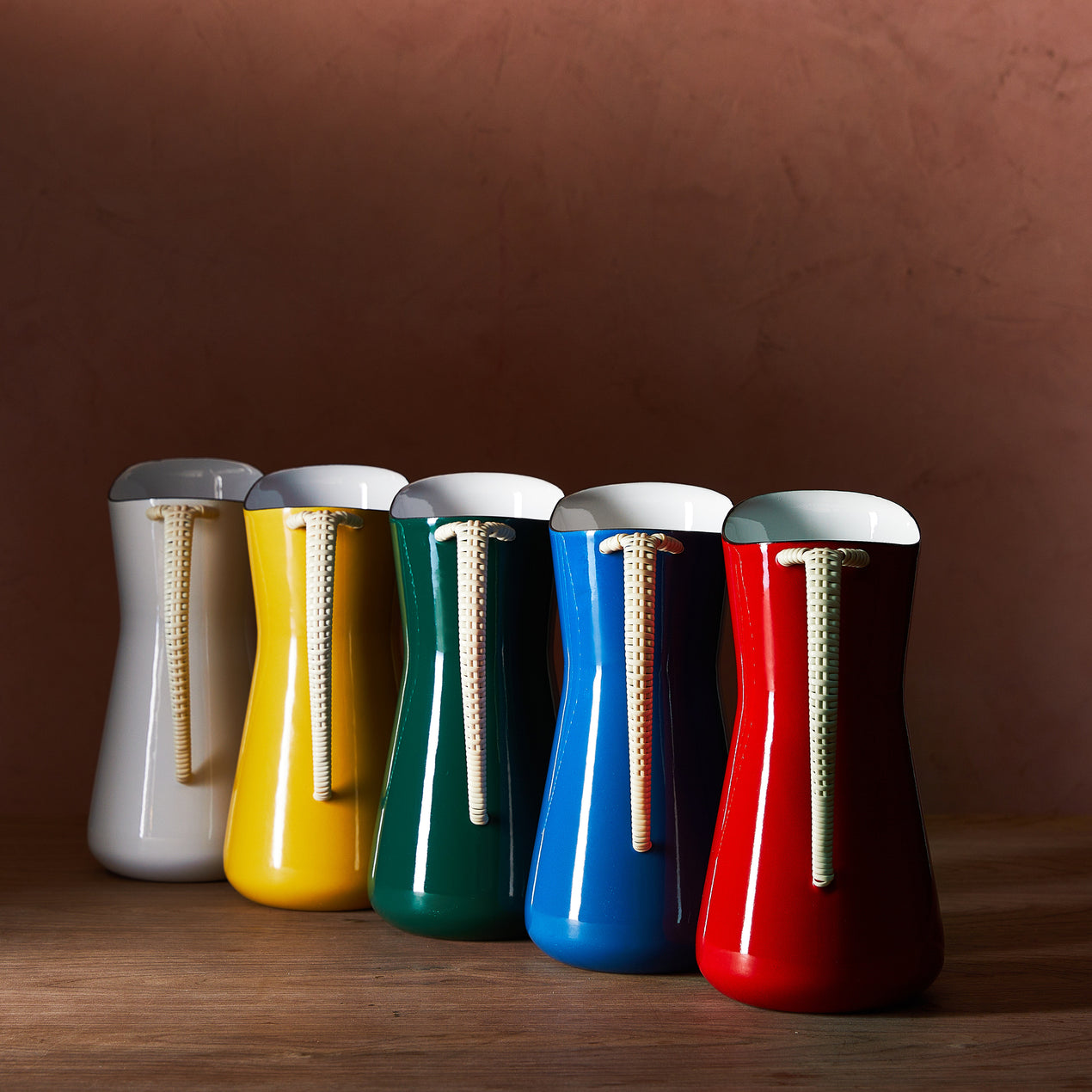 Købenstyle Wrapped Handle Water Pitcher, Chili Red