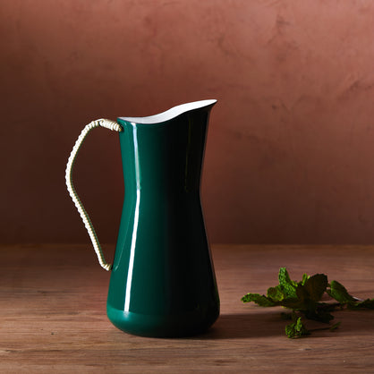 Købenstyle Wrapped Handle Water Pitcher, Arugula